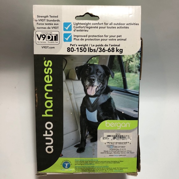 NIB Bergan Auto Harness for Pets (80-150lbs) - Picture 2 of 2